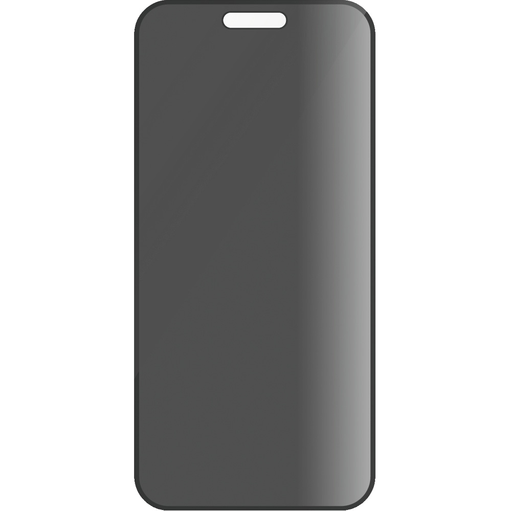 Szkło hartowane na cały ekran PanzerGlass Ultra-Wide Fit Privacy + EasyAligner do iPhone 16 Pro Max, przyciemniane z czarną ramką